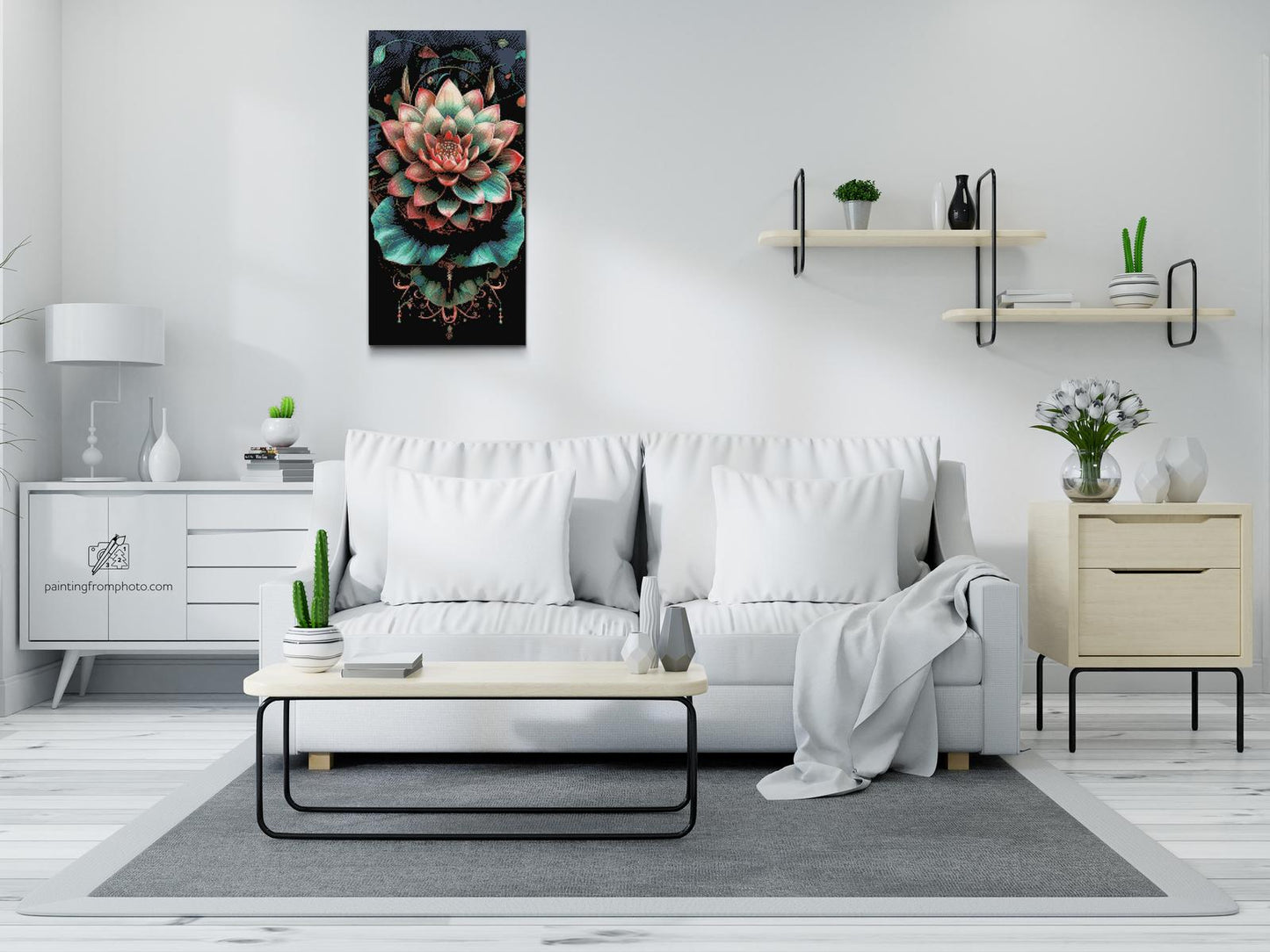 Diamond Paint - Smuk lotus