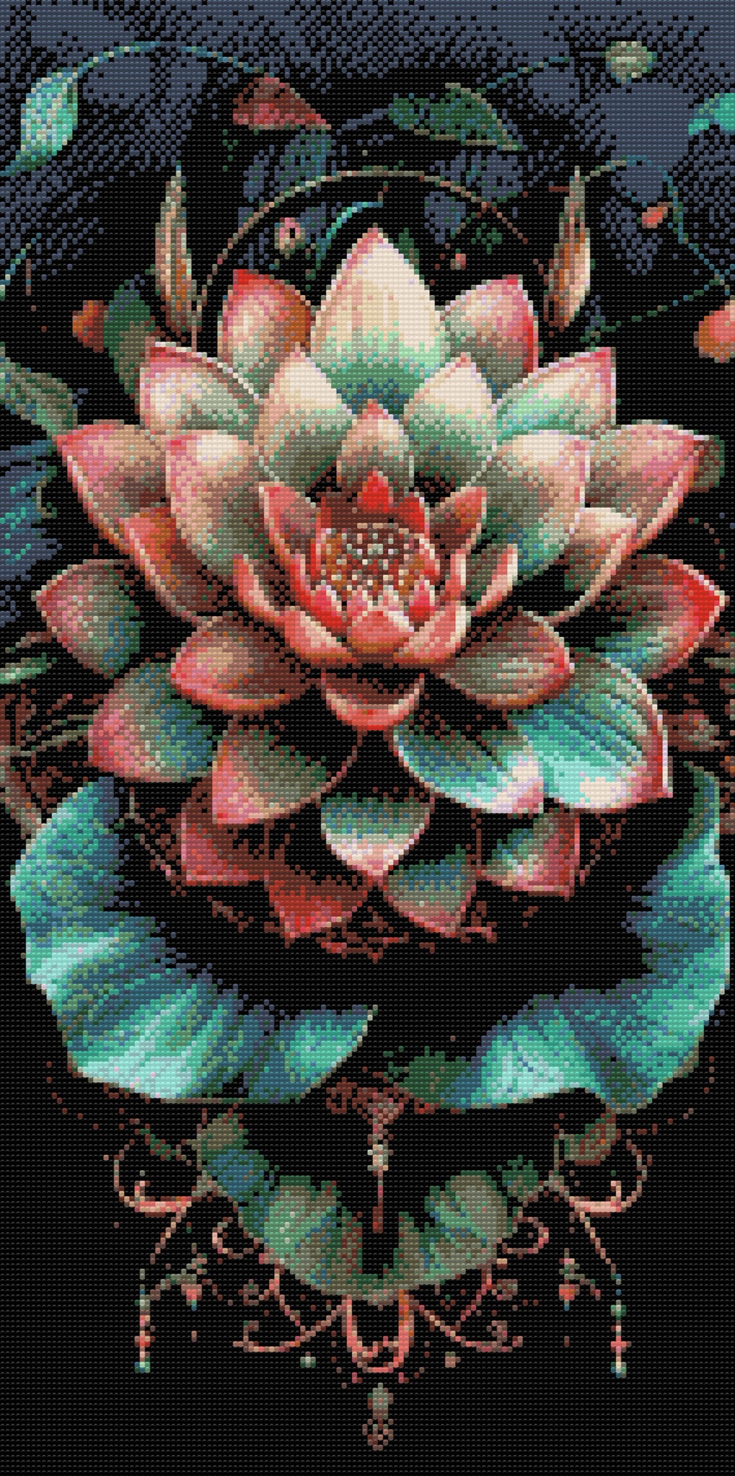 Diamond Paint - Smuk lotus