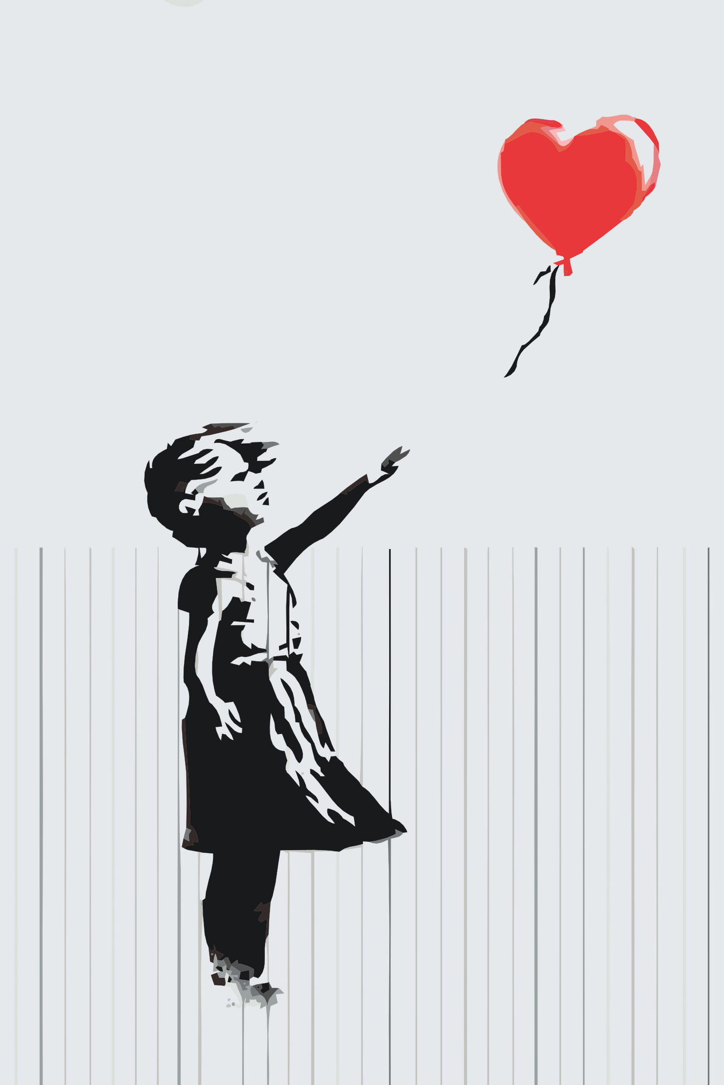 Paint by number - Banksy - Shredded Love