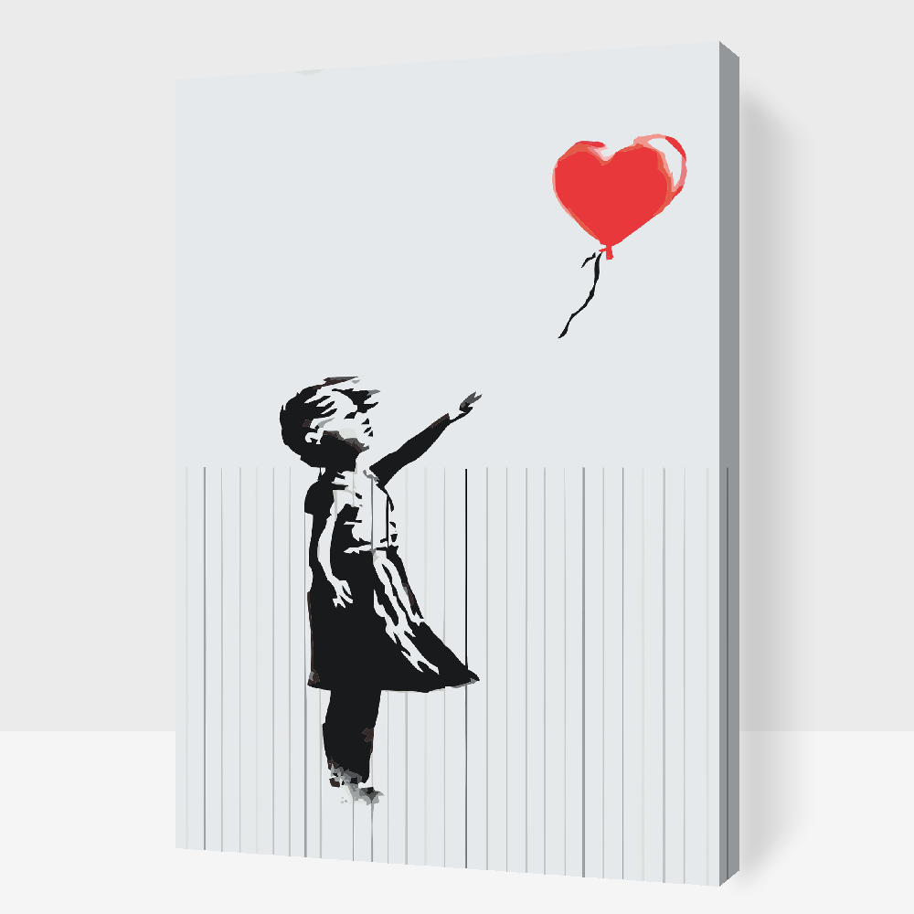 Paint by number - Banksy - Shredded Love