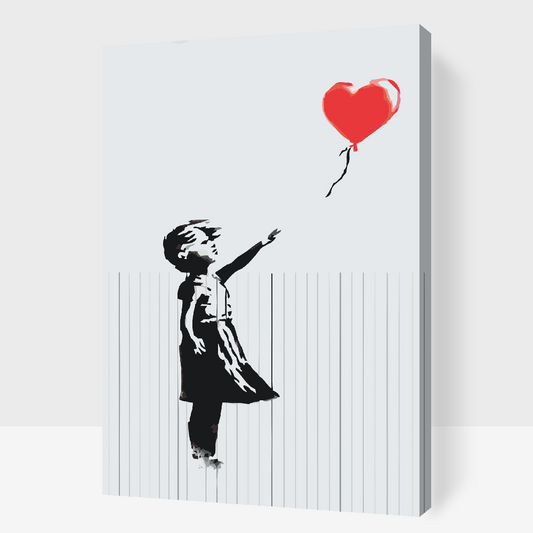 Paint by number - Banksy - Shredded Love