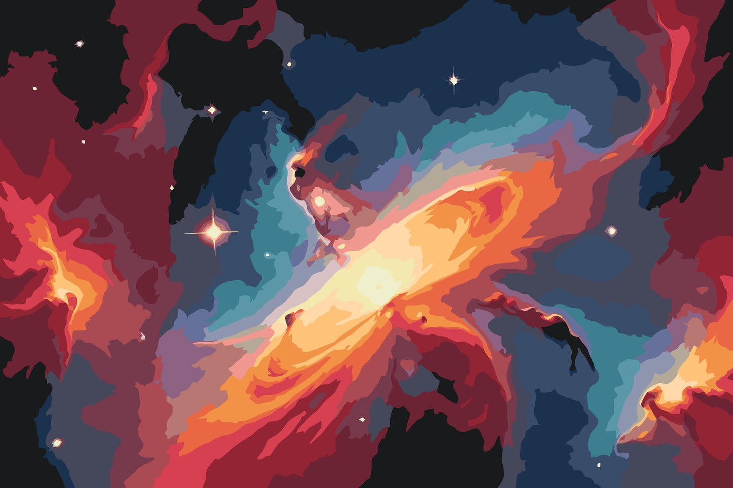 Paint by number - Rumtåge 2