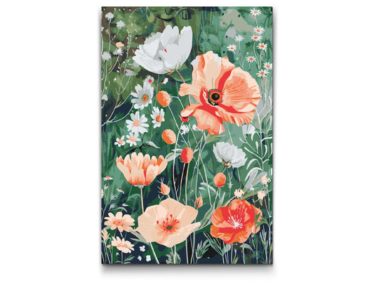 Paint by number - Forårsblomster