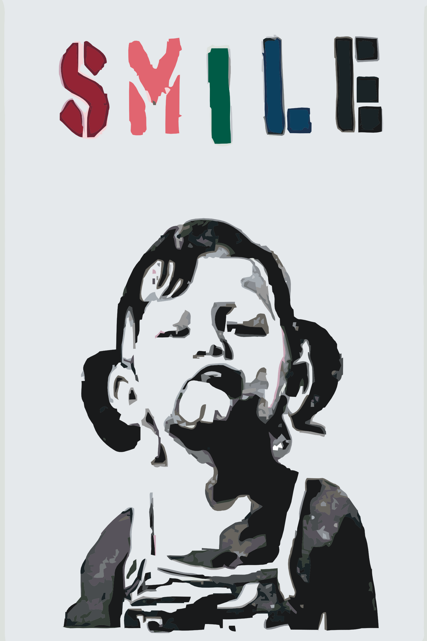 Paint by number - Banksy - Smil