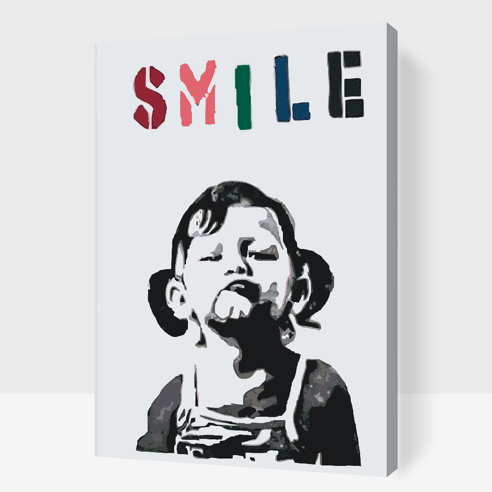 Paint by number - Banksy - Smil