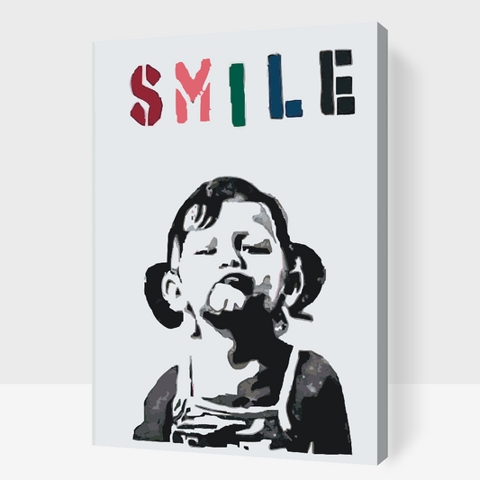 Paint by number - Banksy - Smil