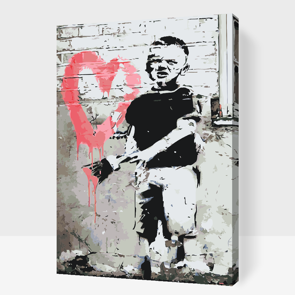 Paint by number - Banksy - Dreng