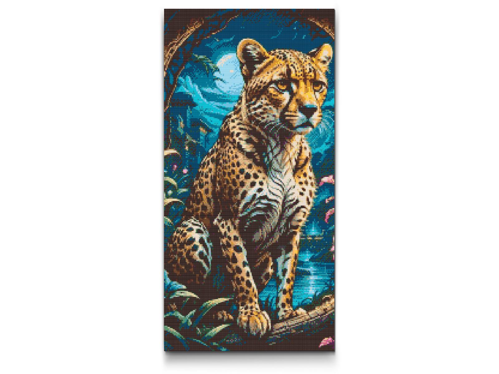 Diamond Paint - Majestæt leopard