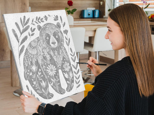 Dotting - Nordisk folkekunst - Bjørn