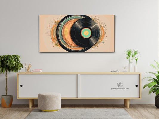 Paint by number - Retro vinylplader