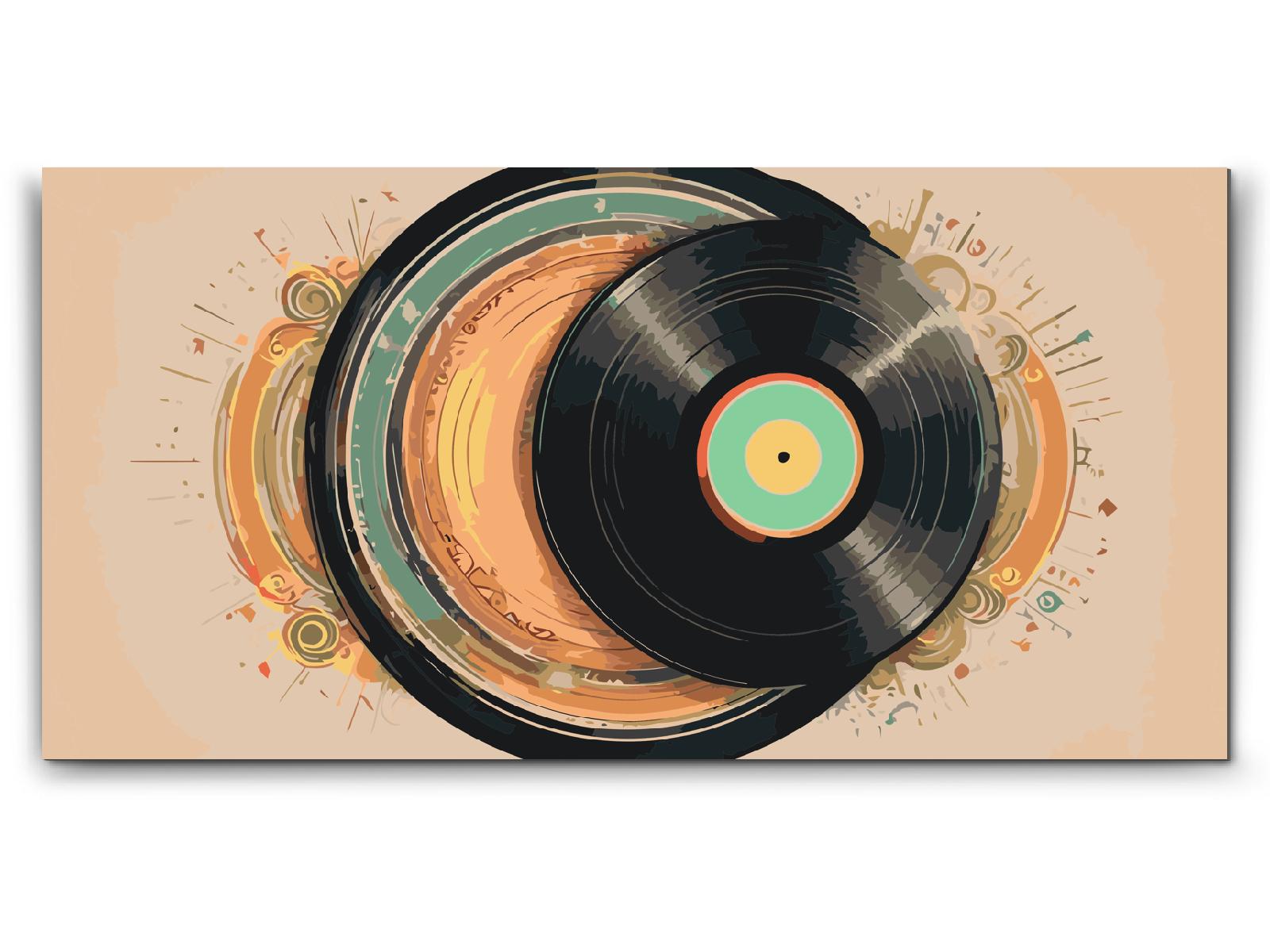 Paint by number - Retro vinylplader