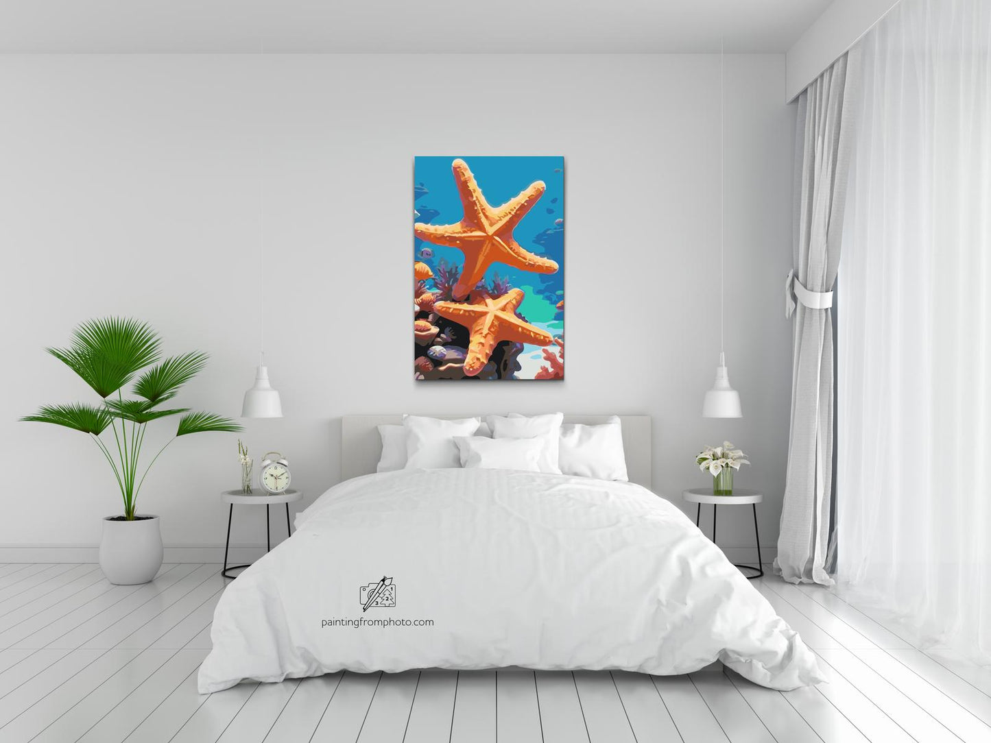 Paint by number - Søstjerne