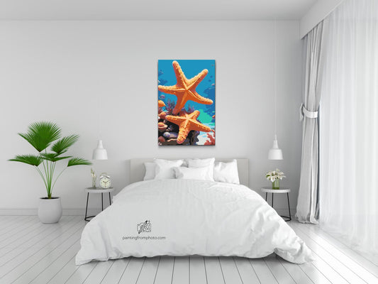 Paint by number - Søstjerne