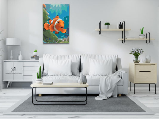 Paint by number - Klovnefisk