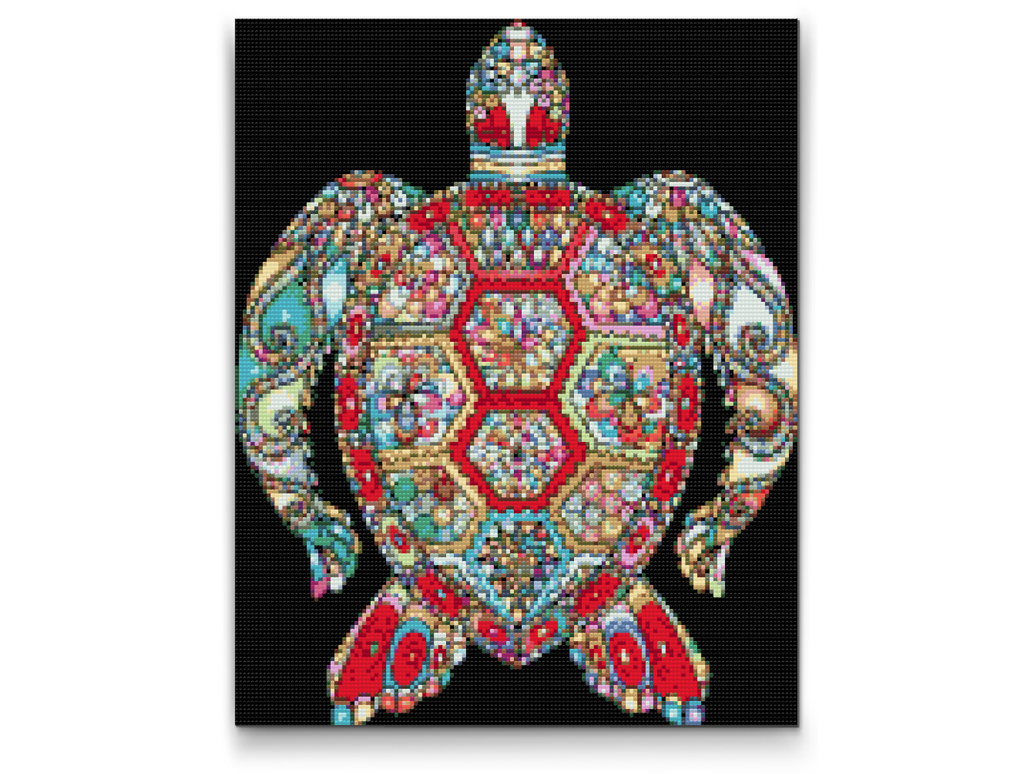 Diamond Paint - Mandala - Skildpadde