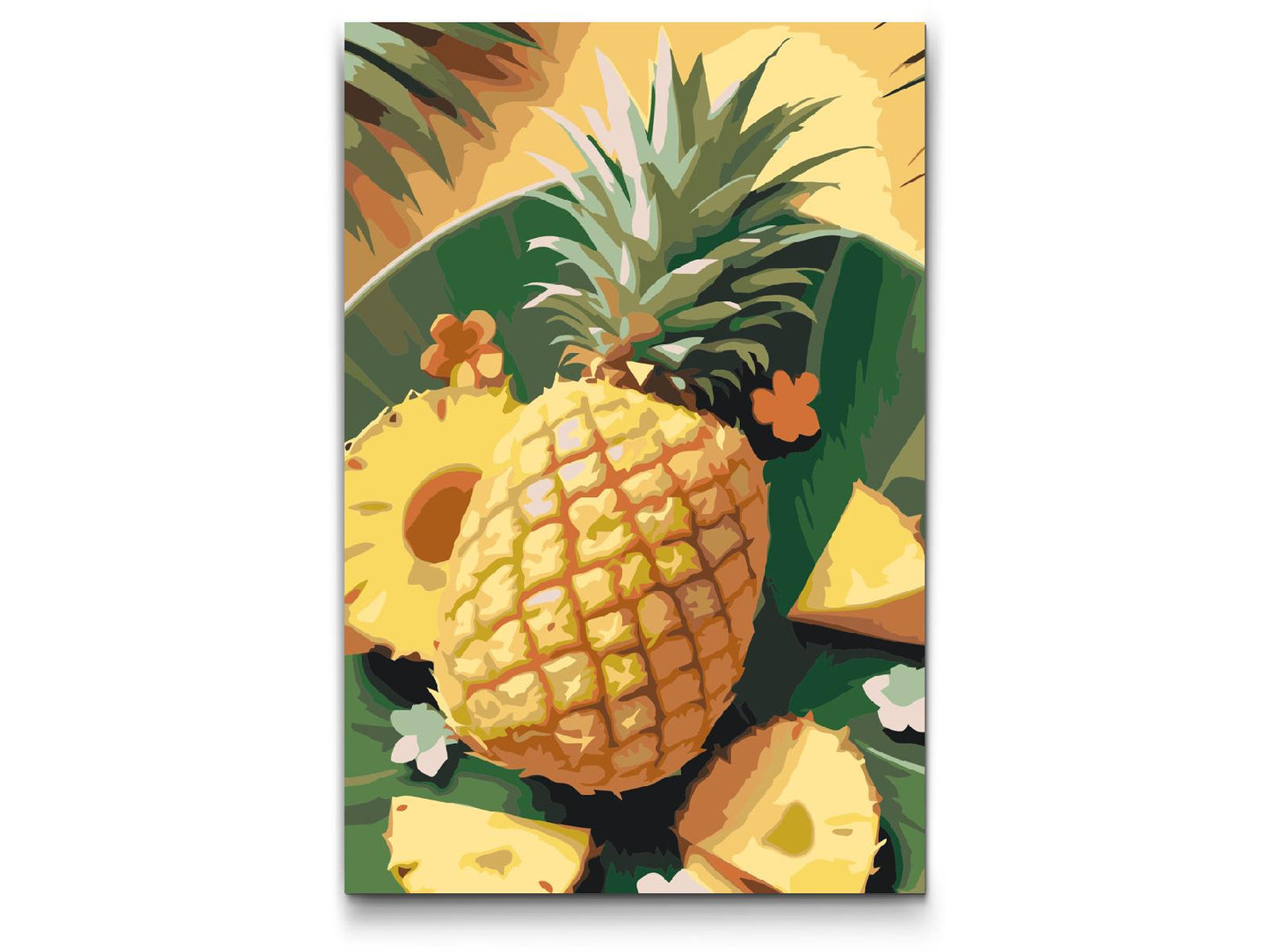 Paint by number - Saftig ananas