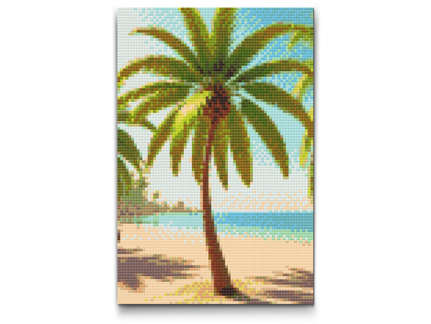 Diamond Paint - Palme på stranden