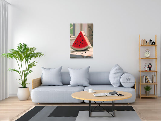 Paint by number - Et stykke vandmelon