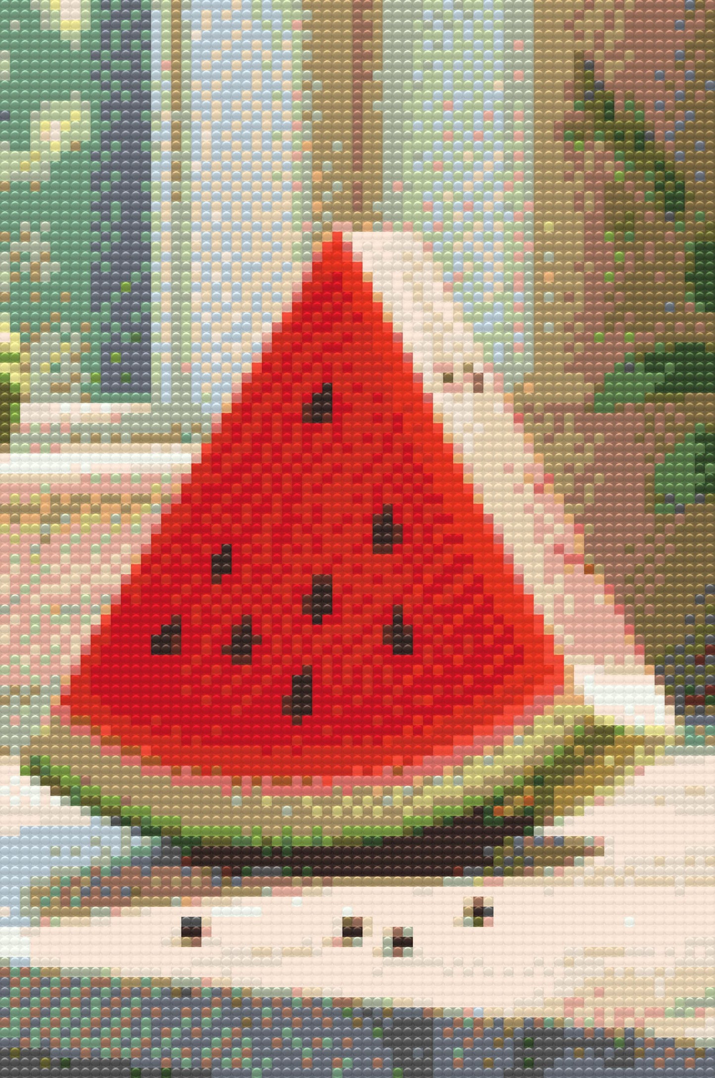 Diamond Paint - Et stykke vandmelon