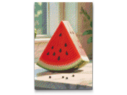 Diamond Paint - Et stykke vandmelon