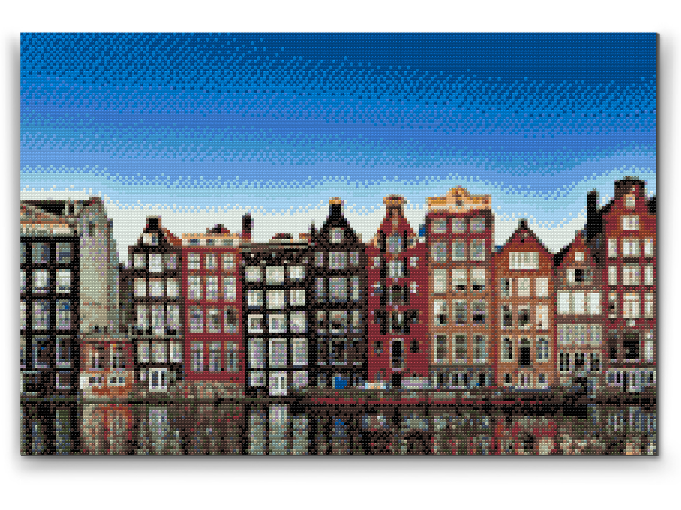 Diamond Paint - Huse i Amsterdam 2