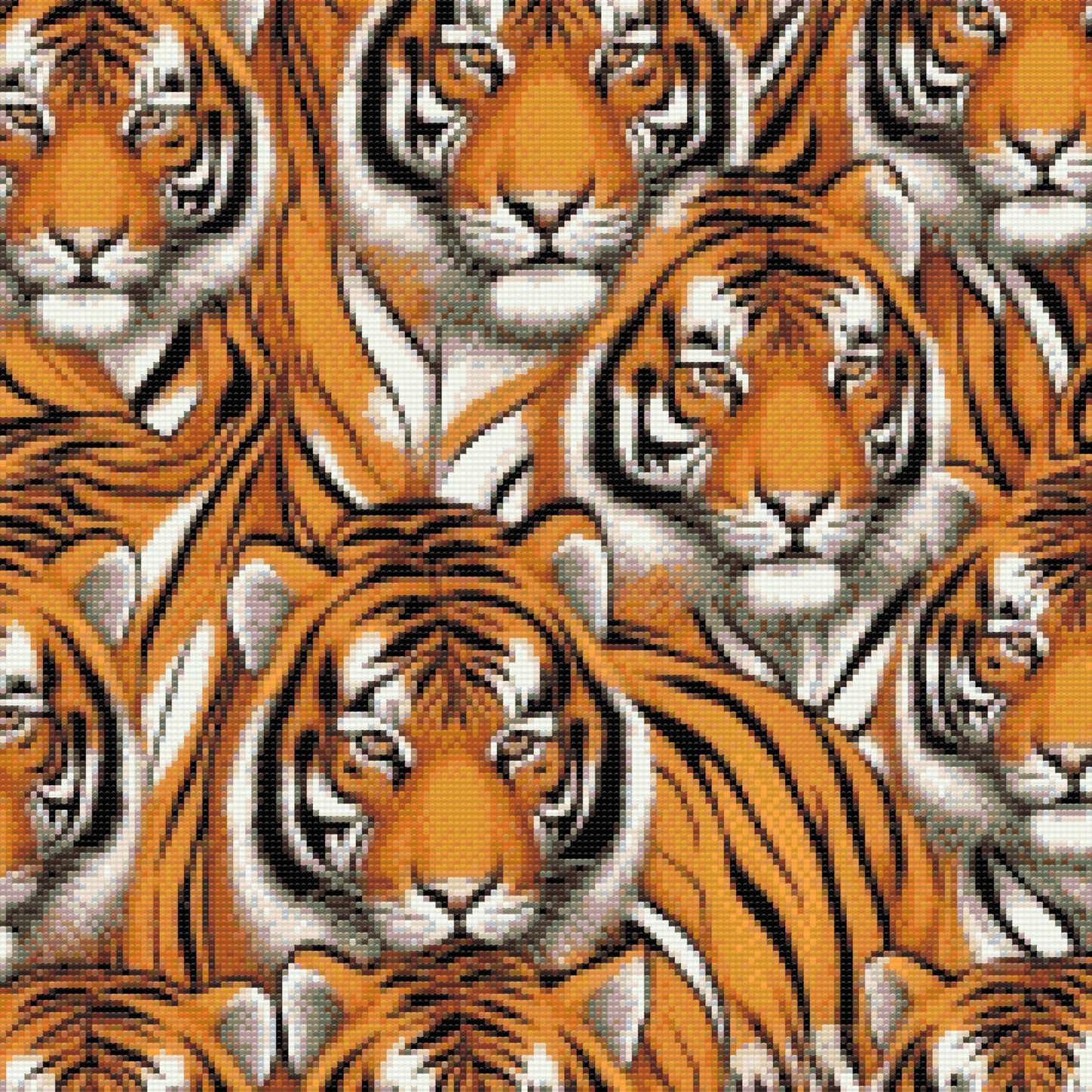 Diamond Paint - Tigerhoveder