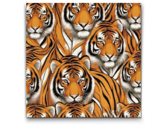Diamond Paint - Tigerhoveder