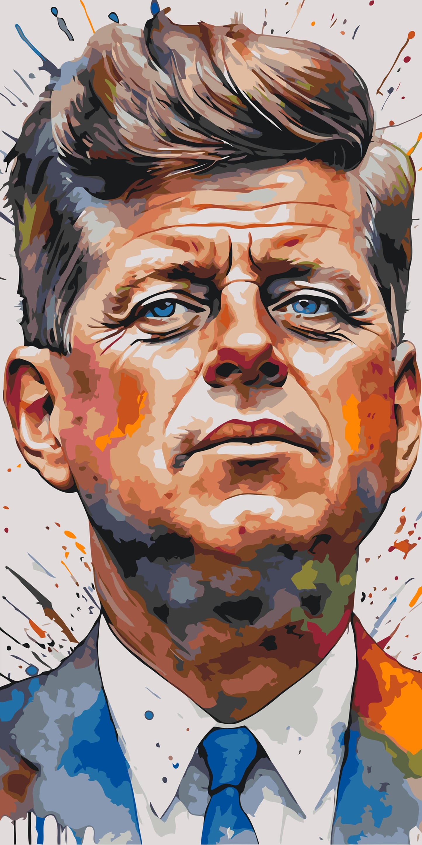 Paint by number - John F. Kennedy