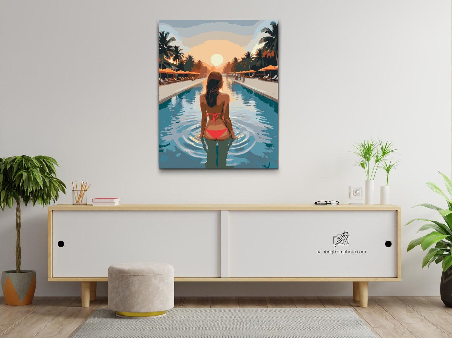 Paint by number - Sommerferie