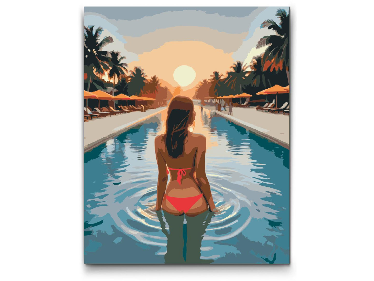 Paint by number - Sommerferie