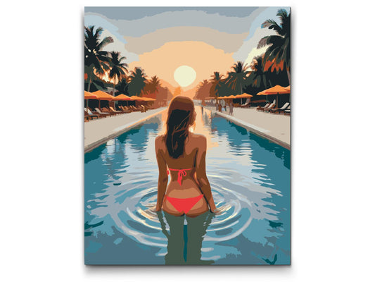 Paint by number - Sommerferie