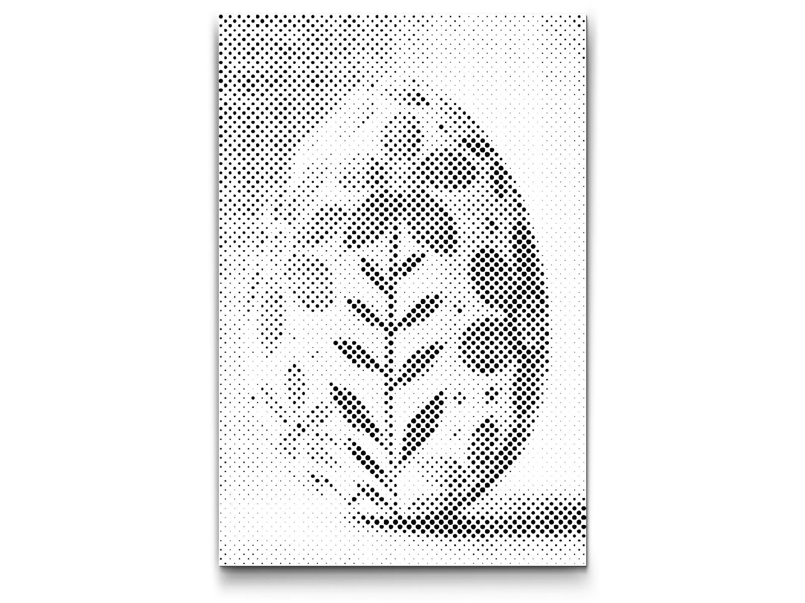 Dotting - Påskeæg med blomstermønster
