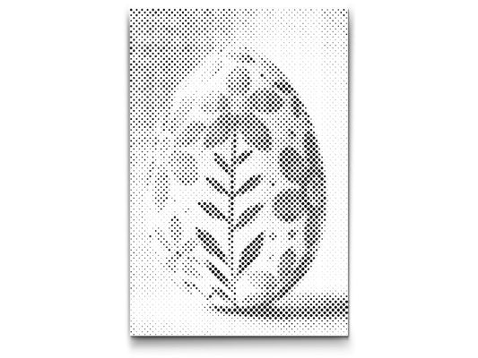 Dotting - Påskeæg med blomstermønster