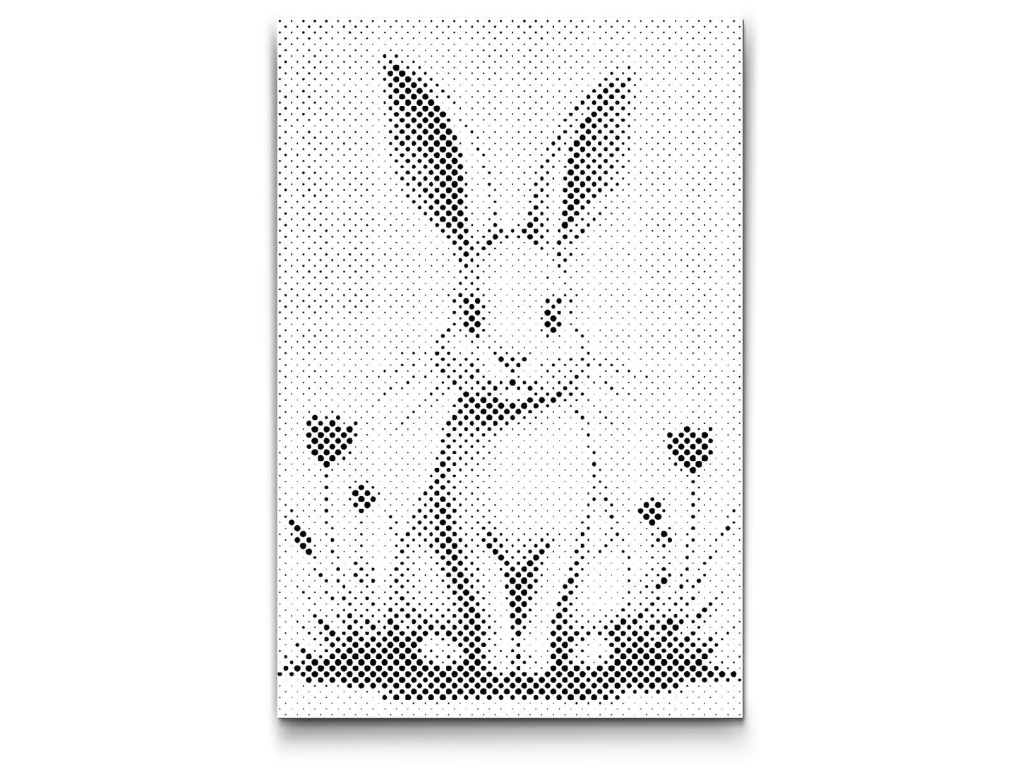 Dotting - Minimalistisk kanin