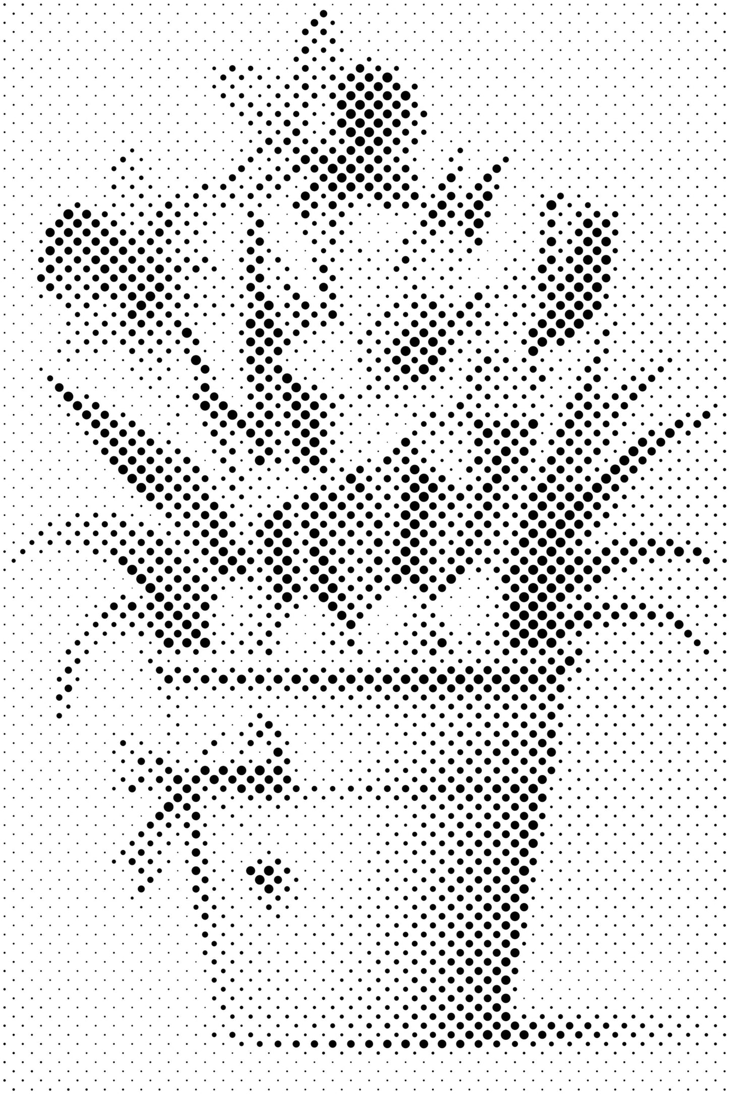 Dotting - Illustration af påskedekoration