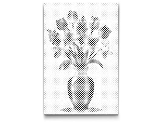 Dotting - Illustration af en forårsbuket