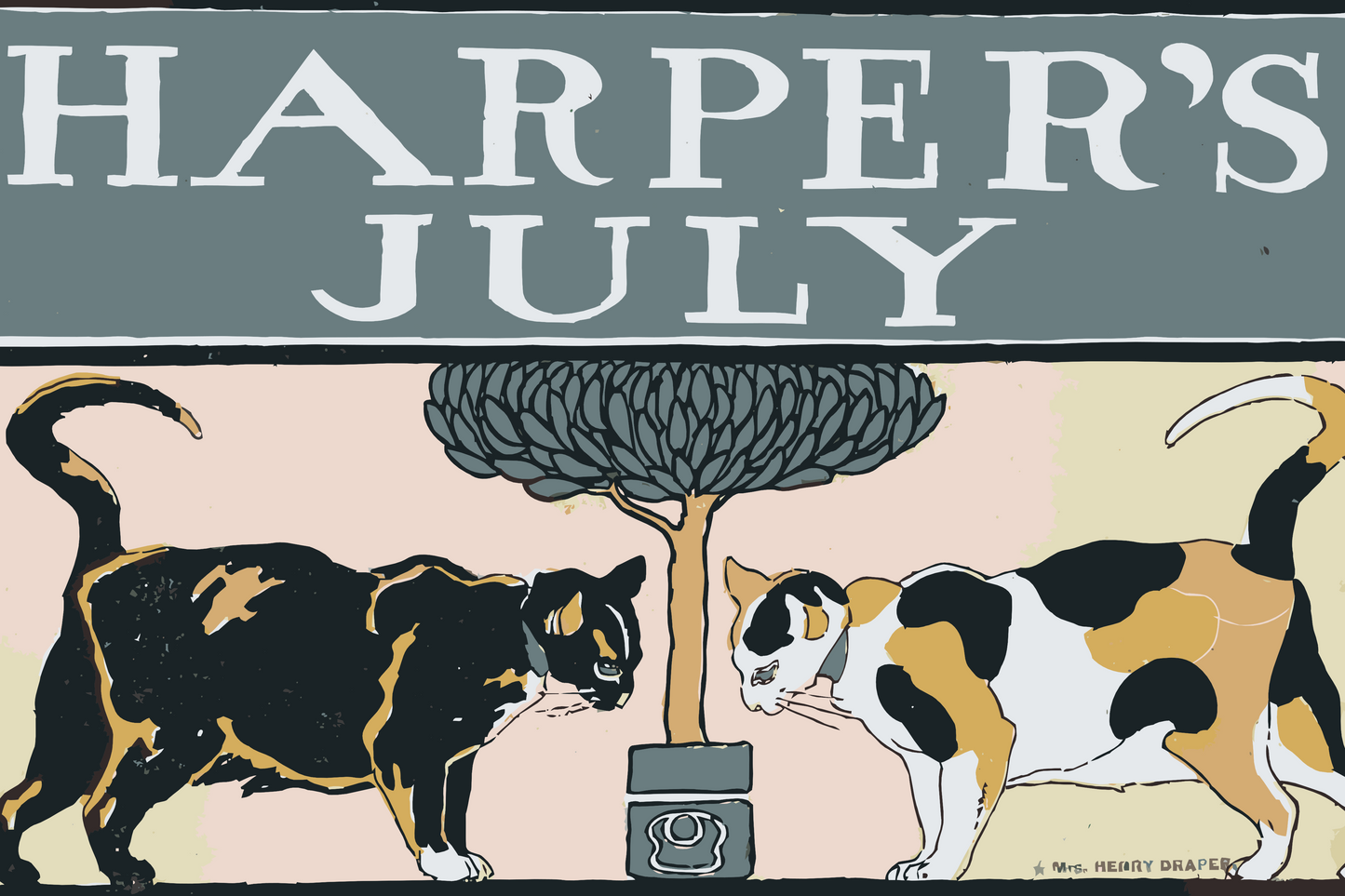 Paint by number - Harper's July