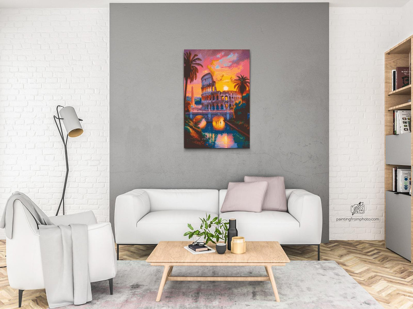 Diamond Paint - Colosseum ved skumringstid