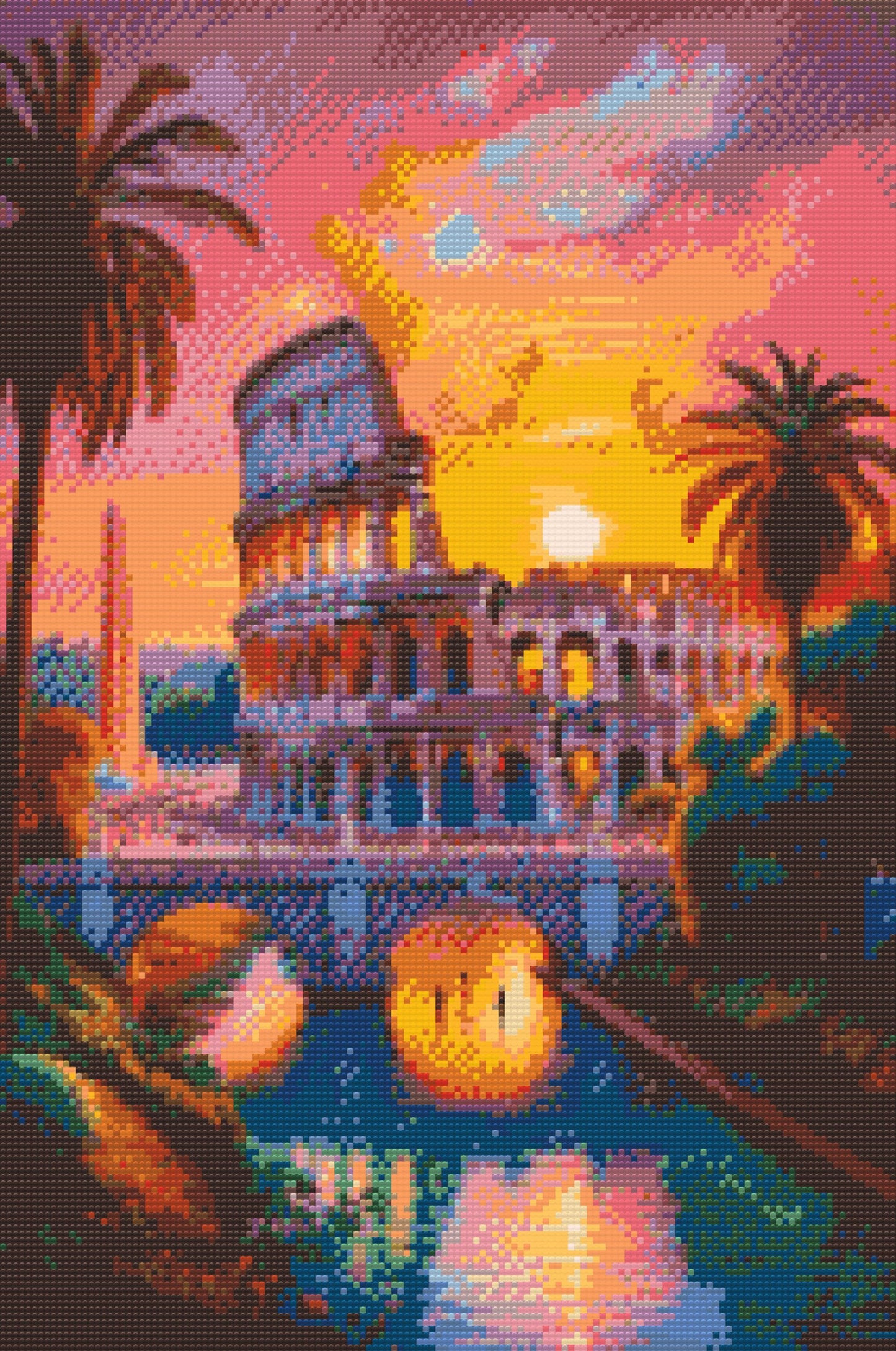 Diamond Paint - Colosseum ved skumringstid