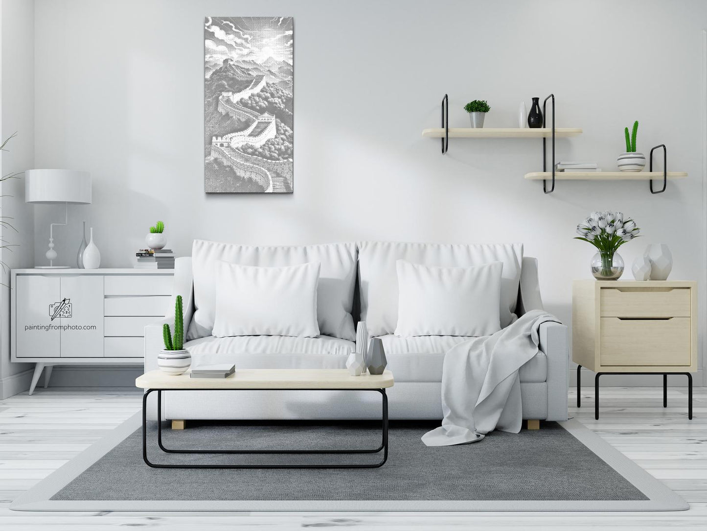 Dotting - Den Kinesiske Mur ved skumringstid