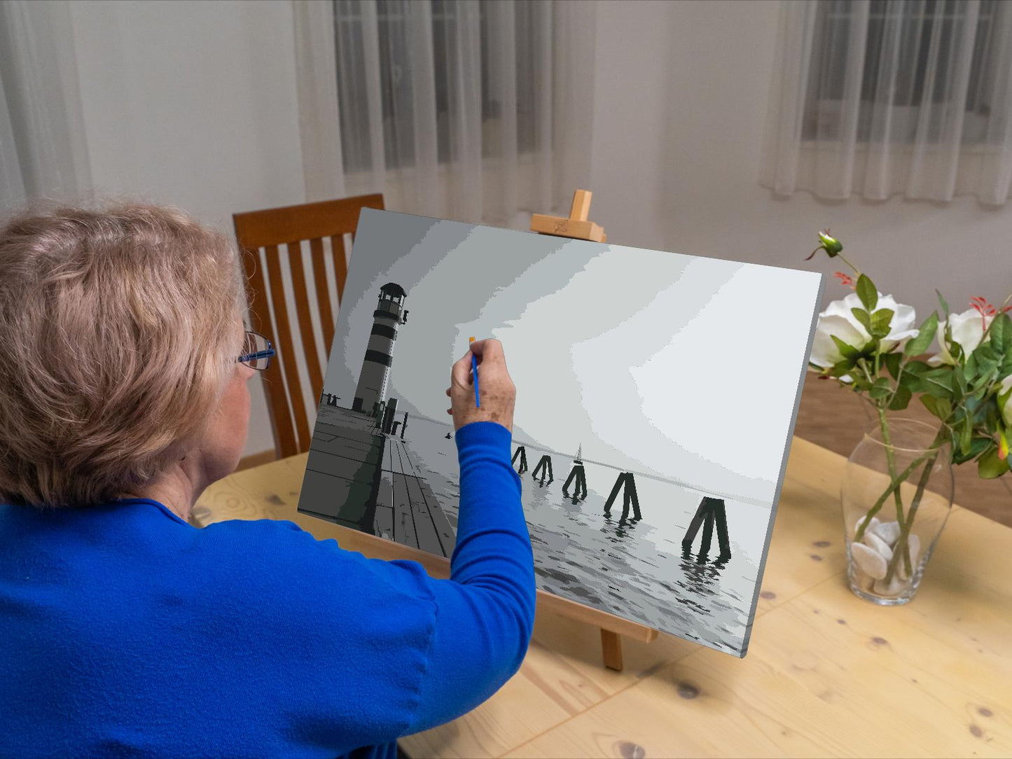 Paint by number - Neusiedl-søen