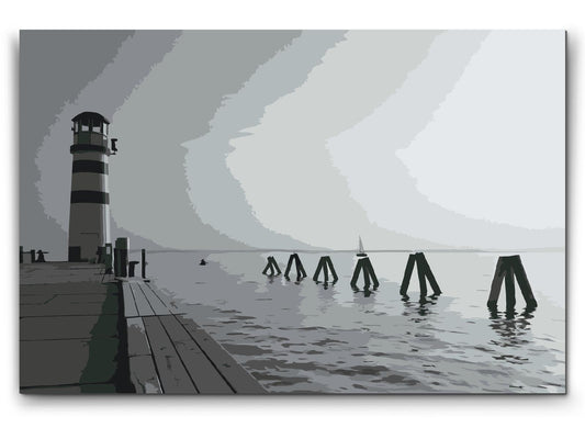 Paint by number - Neusiedl-søen