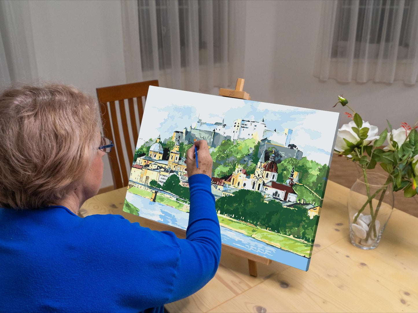 Paint by number - Salzburg-maleri