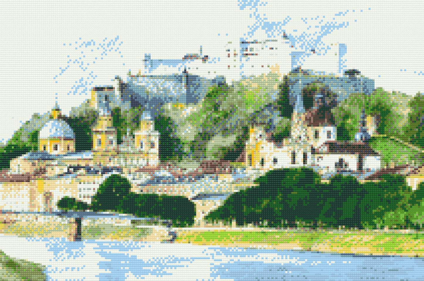 Diamond Paint - Salzburg-maleri