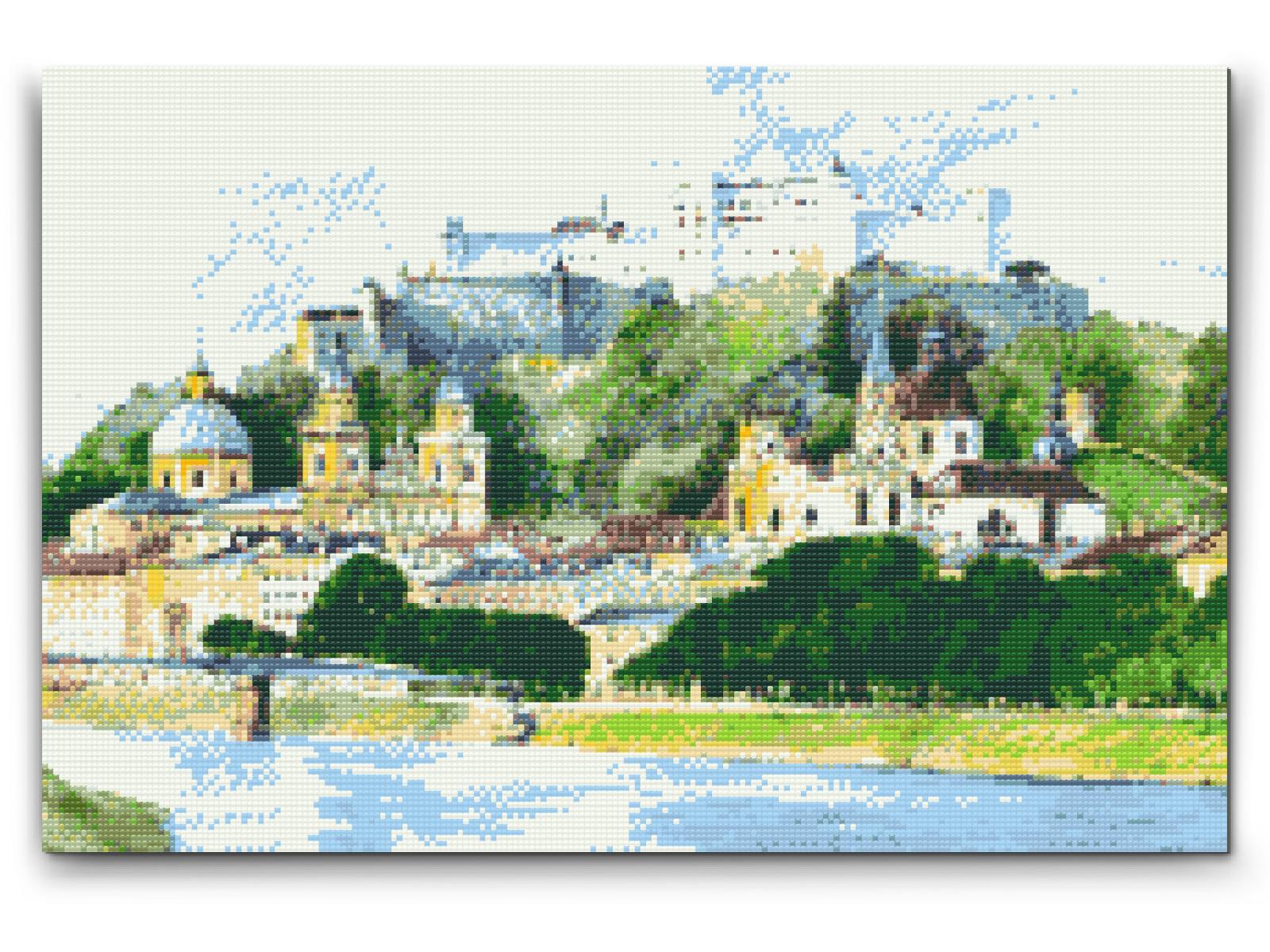 Diamond Paint - Salzburg-maleri