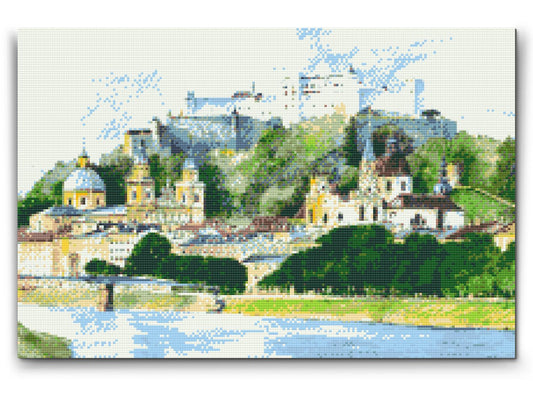 Diamond Paint - Salzburg-maleri