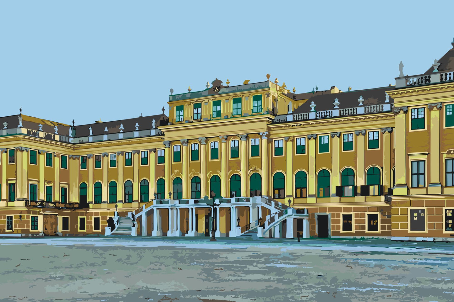 Paint by number - Schonbrunn Slot