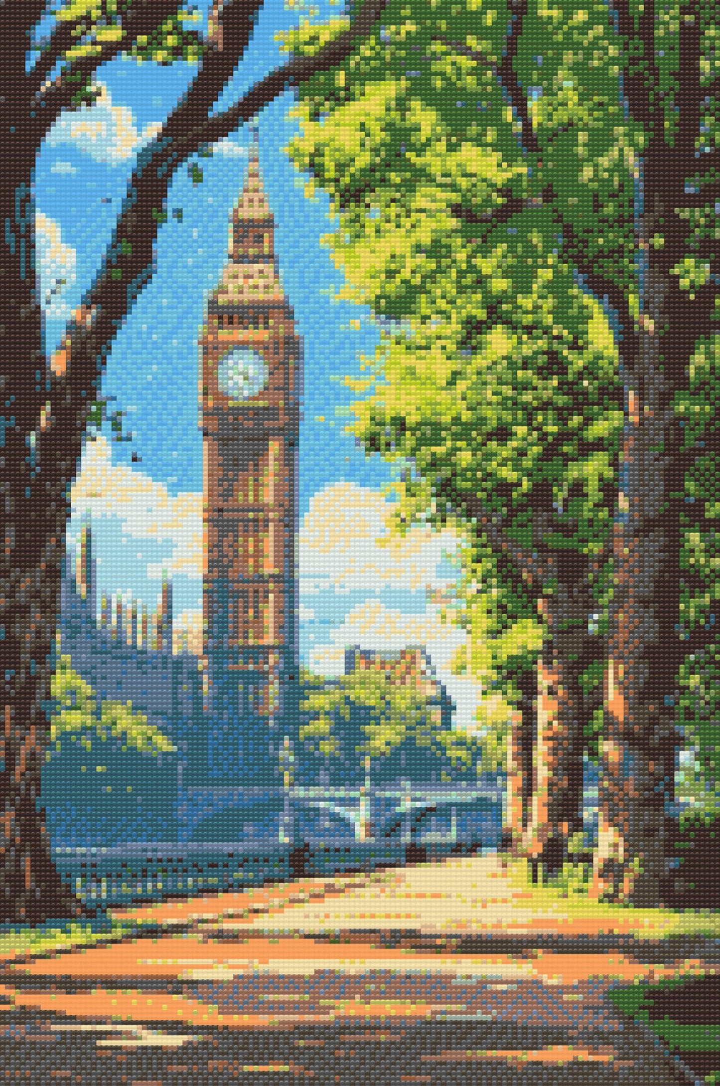 Diamond Paint - Forår i London