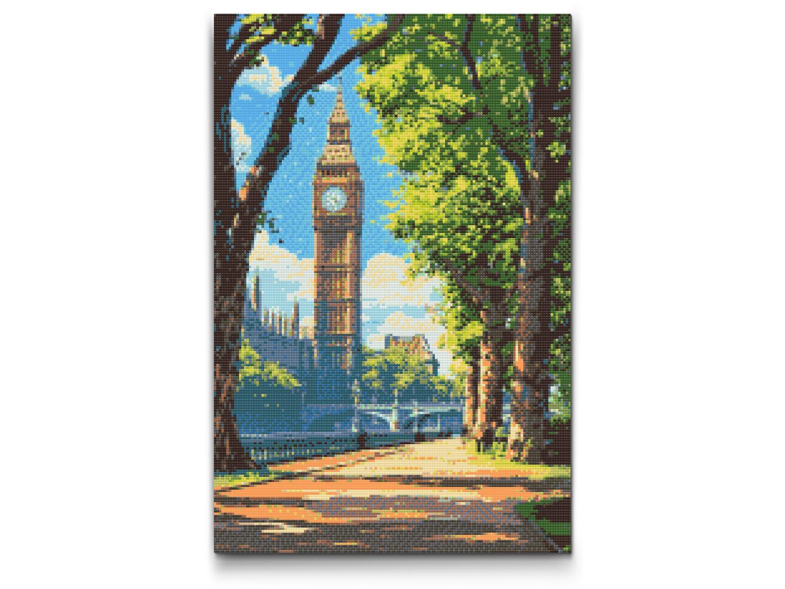 Diamond Paint - Forår i London