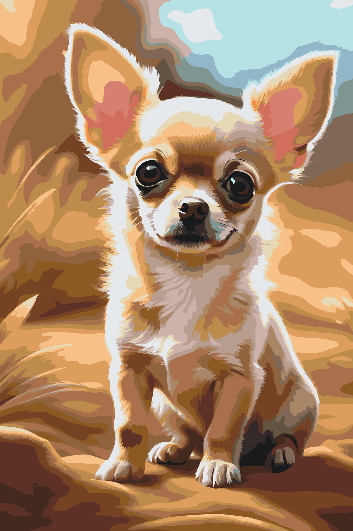 Paint by number - Chihuahua